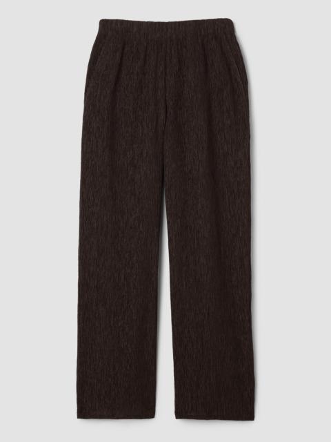 EILEEN FISHER Woven Plissé Straight Pant