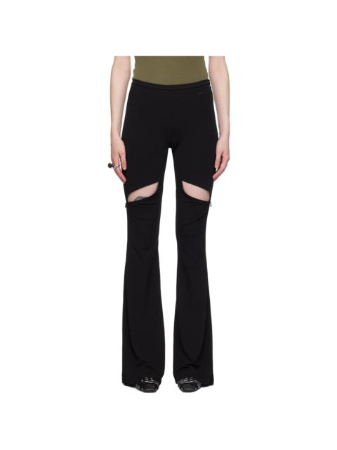 courrèges Black Ellipse Trousers