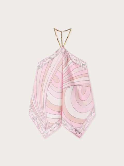 PUCCI IRIDE PRINT CHAIN TOP
