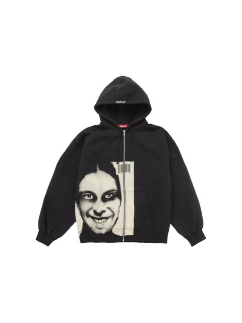 Supreme Supreme Aphex Twin Zip Up Hooded Sweatshirt Black