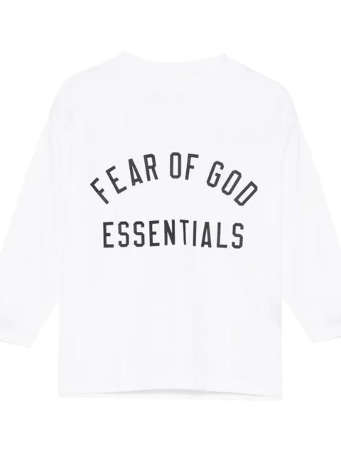 ESSENTIALS Classic Long Sleeve Tee GS "Bright White" 785SP261361K
