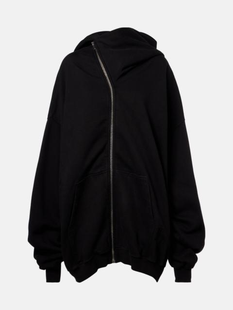 Rick Owens Mega Mountain cotton jersey hoodie