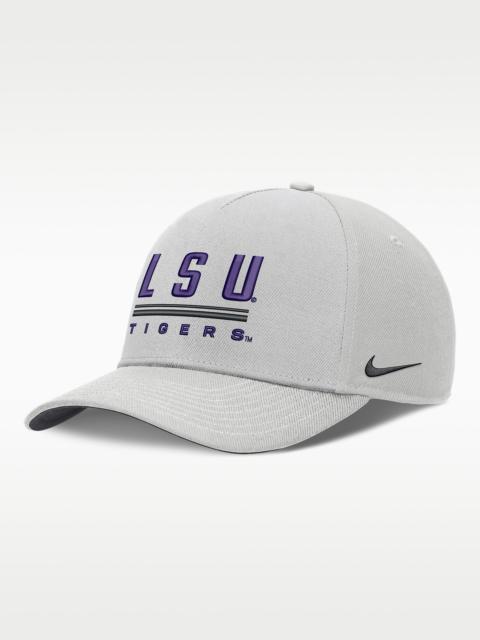 Nike LSU Sideline Practice Rise Men's Nike Dri-FIT College Adjustable Hat