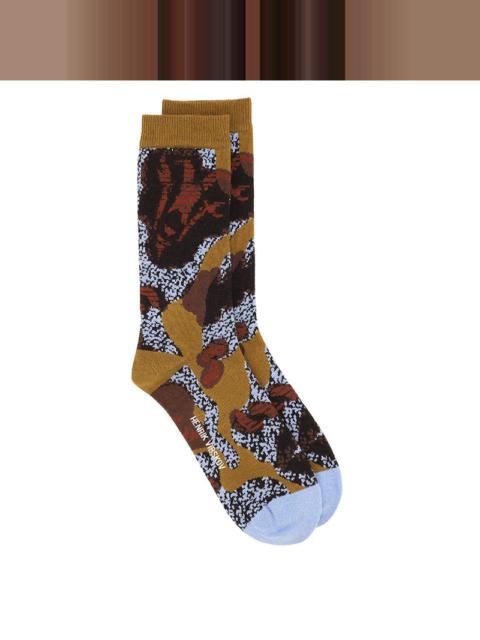 HENRIK VIBSKOV GOATS SOCKS - GOATS BROWN