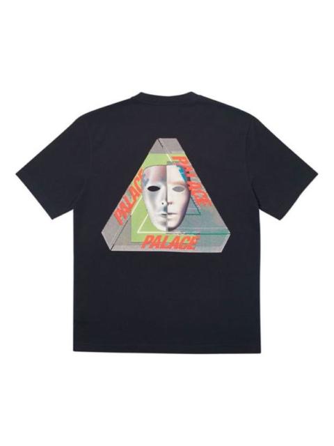 PALACE PALACE Human Face Mask Short Sleeve Unisex Black P16TS087