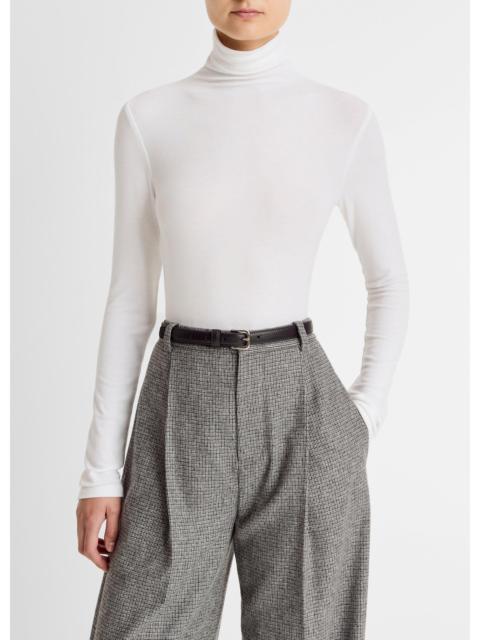 Vince Essential Long-Sleeve Turtleneck Top