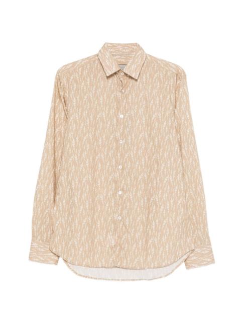 Canali printed shirt