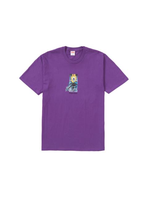 Supreme 대령 라이더 티셔츠 'Purple 이름 *