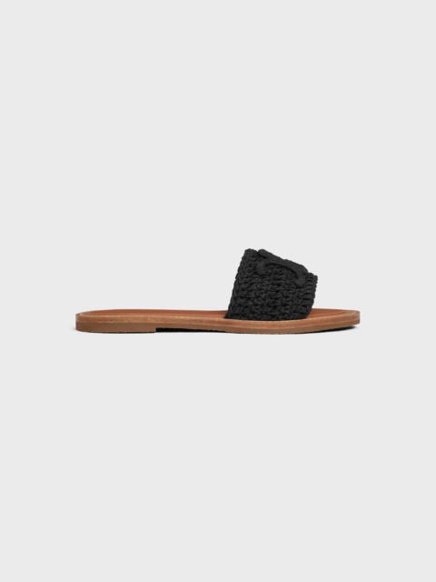 CELINE CELINE LYMPIA MULE in TRIOMPHE KNITTED COTTON
