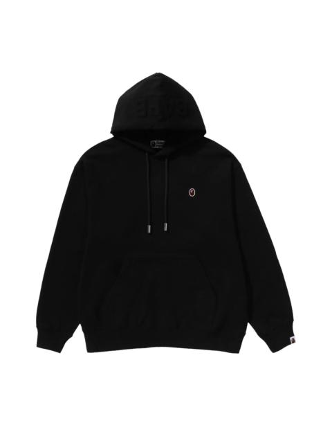 A BATHING APE® BAPE One Point Relaxed Fit Pullover Hoodie 'Black'