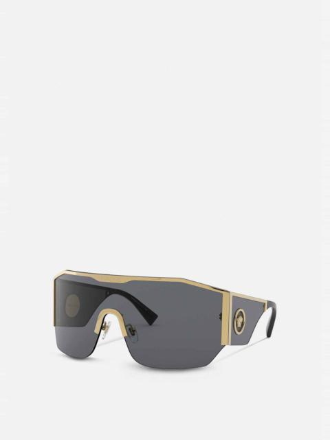 VERSACE Medusa Halo Shield Sunglasses