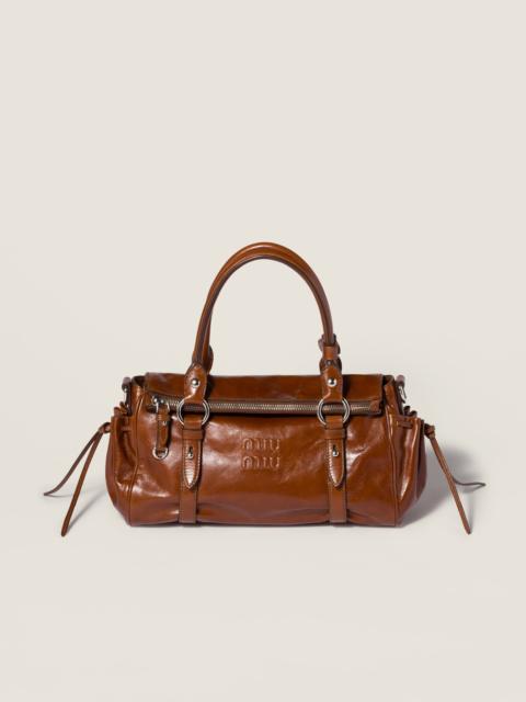 Miu Miu Glossy leather handbag