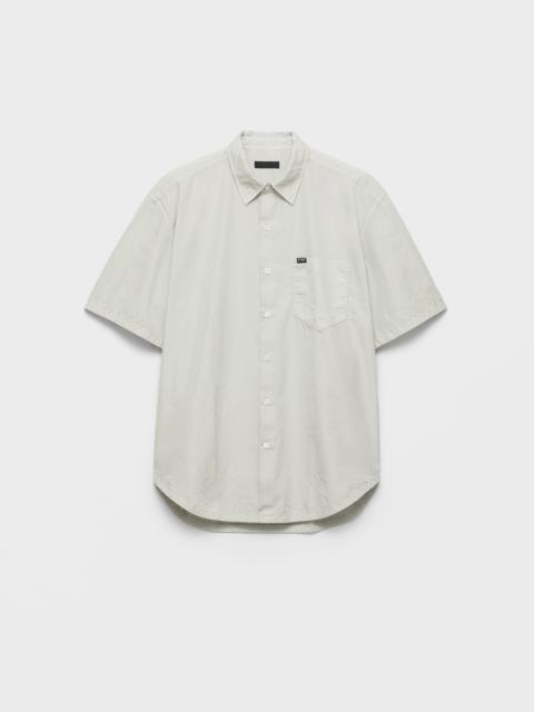 Prada Short-sleeved cotton shirt