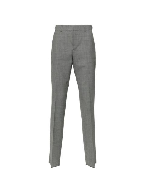 dogtooth-pattern tailored trousers