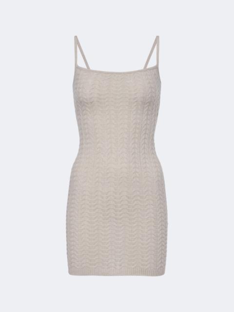 AYA MUSE Alia wool and alpaca-blend minidress