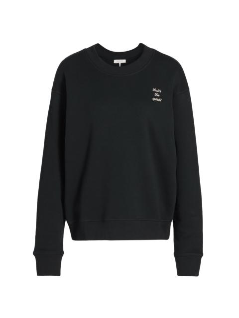 rag & bone Women's That's The Spirit Sweatshirt - Black