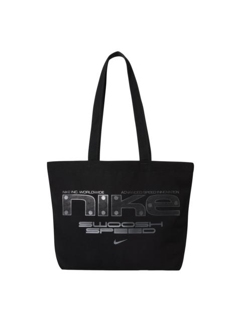 Nike Nike Heritage 2.0 22L Tote Bag 'Black Black Metallic Cool Grey' IQ1222-010