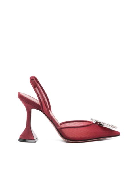 70mm Amina heeled pumps