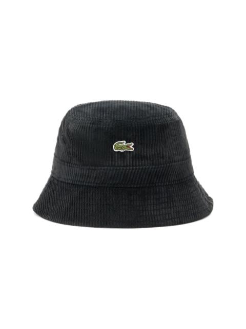 LACOSTE corduroy bucket hat