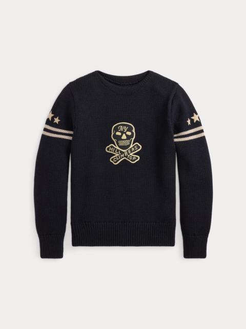 RRL by Ralph Lauren Skull-Patch Wool Sweater