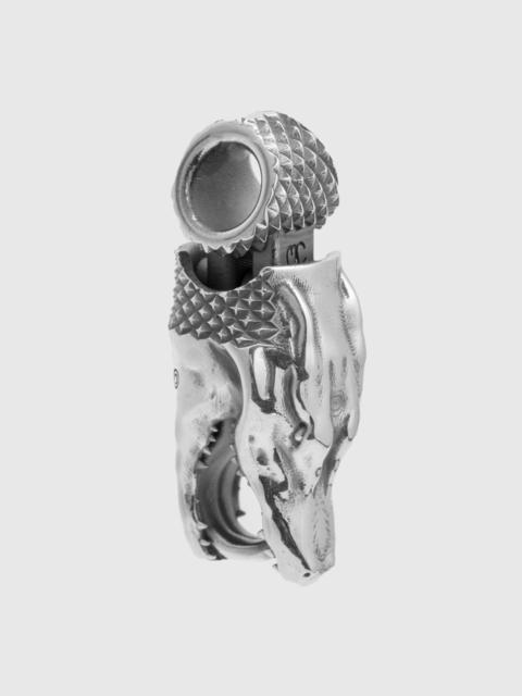 GOOD ART HLYWD Gator Head Pendant in Sterling Silver