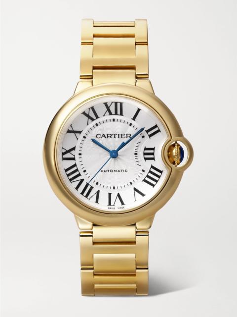Cartier Ballon Bleu de Cartier automatic 18-karat gold watch Gold