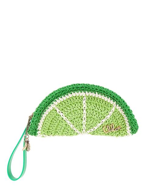 Chloé Tropicus Lime Clutch