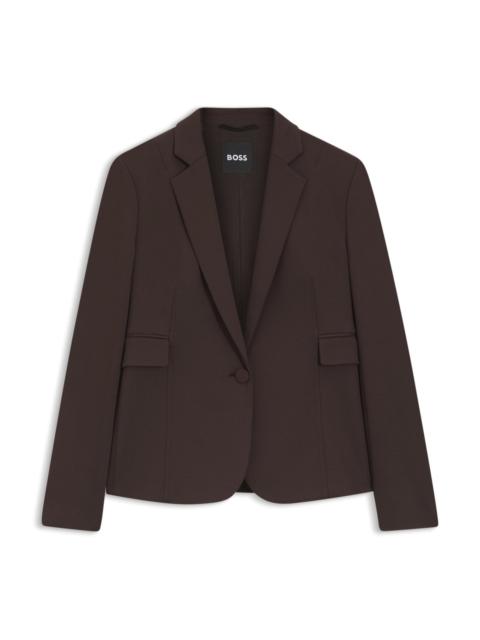 BOSS SLIM-FIT BLAZER WITH ANGLED DARTS