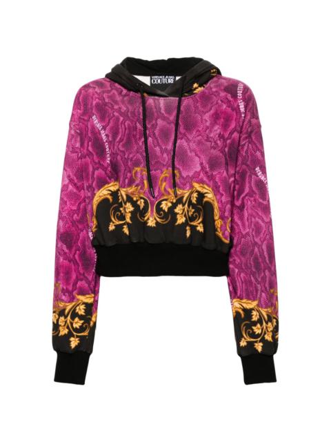 Barocco-print hoodie