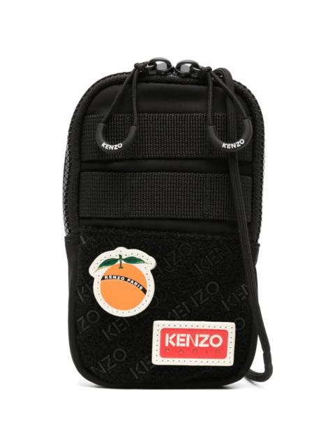 KENZO Jungle zip-up phone bag