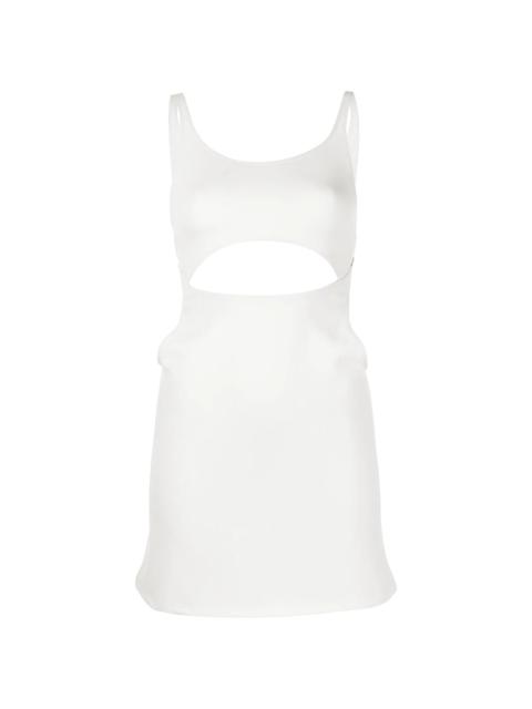 cut-out sleeveless mini dress