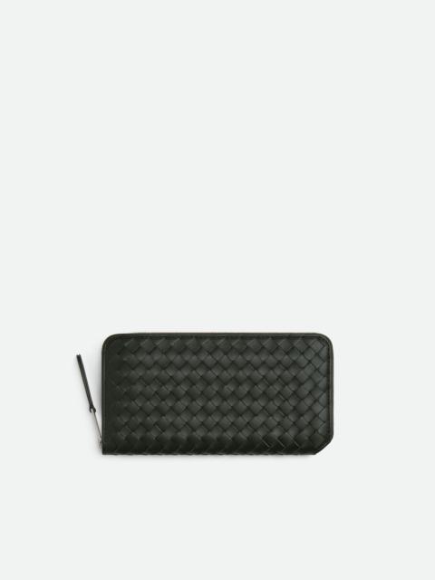 Bottega Veneta Intrecciato Piccolo Zip Around Wallet