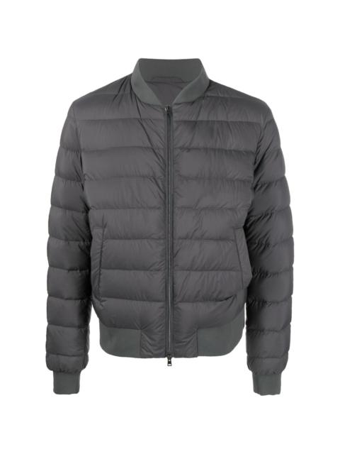 baseball-collar padded jacket