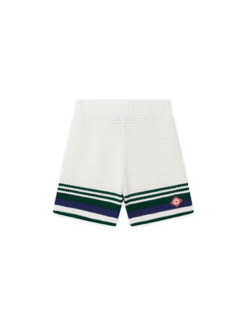 CASABLANCA Crochet Tennis Shorts