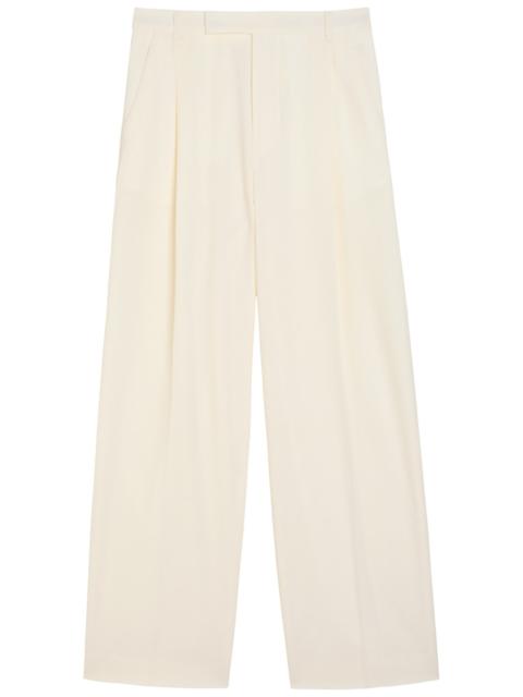 MARIA McMANUS Maria Mcmanus Straight-leg Stretch-wool Trousers