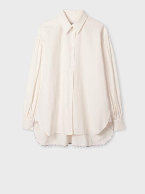 Paul Smith Women's Ecru Oversized Shirt