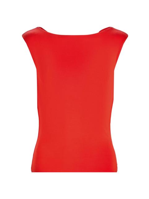 rag & bone Women's Luca Reversible Jersey Tank - Bright Red