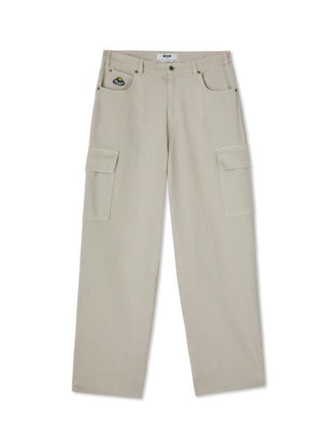MSGM Sturdy "Cotton Bull" trousers