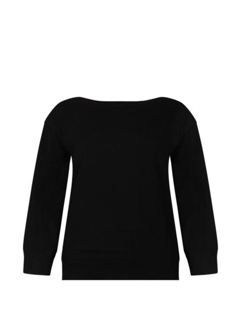 WEEKEND Max Mara boat-neck ribbed-trim sweater