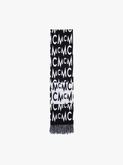 MCM Logo Jacquard Wool Stole