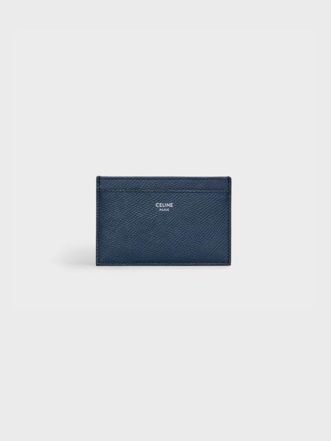 CELINE Card holder in Grained calfskin