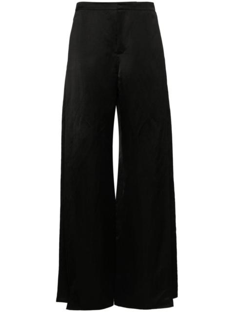 Ralph Lauren satin wide-leg trousers