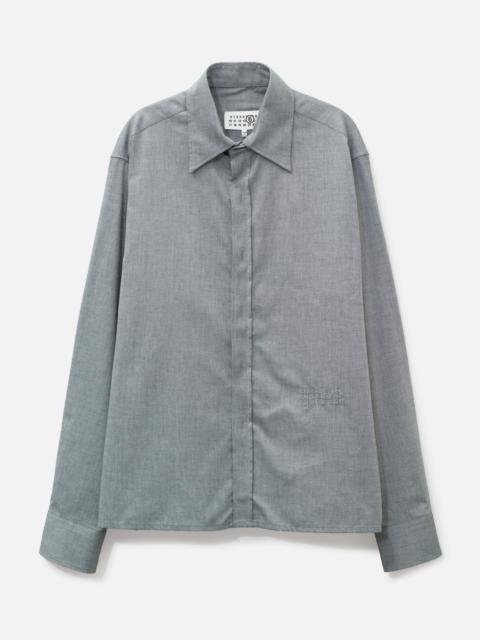 MM6 Maison Margiela ZIP-FASTENING COTTON SHIRT JACKET