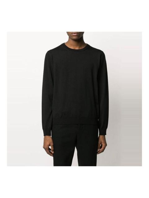 BALENCIAGA Balenciaga Back Print Interlocked BB Sweatshirt 'Black Green' 583117T14396076