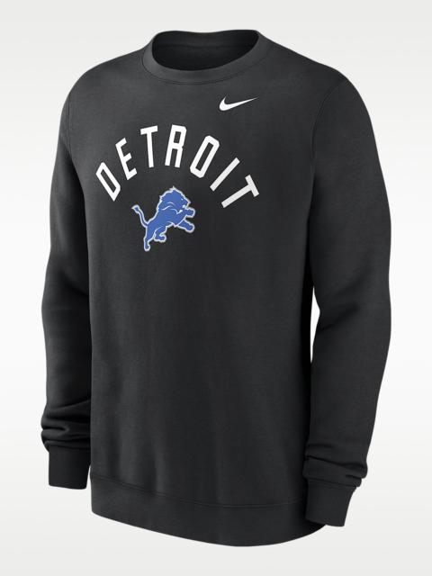 Nike Detroit Lions Club Men's Nike NFL Pullover Crew
