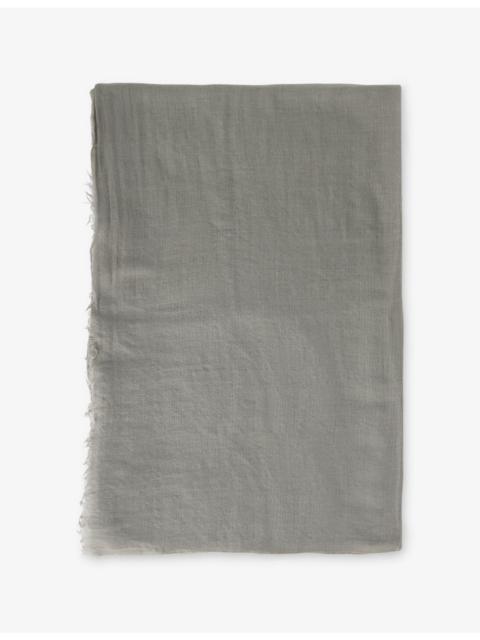 Rick Owens Emily Wool, Silk And Cashmere Scarf