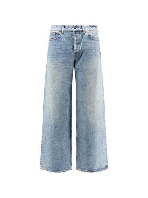 Golden Goose faded-effect wide-leg jeans