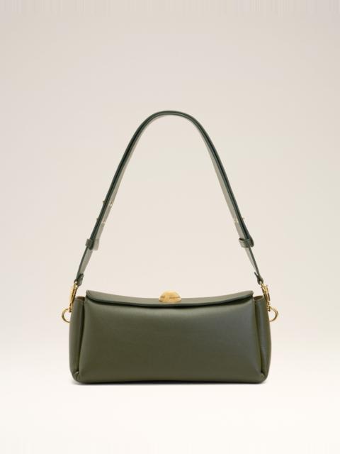 AMI Paris GREEN COW LEATHER CARROUSEL BAG