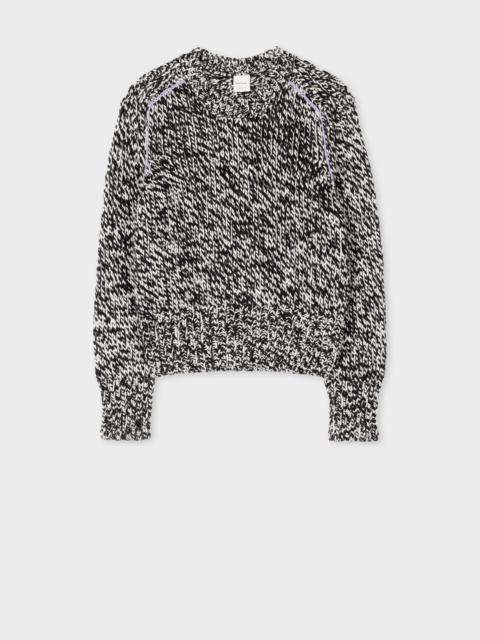 Paul Smith Monochrome Fleck Wool-Blend Sweater