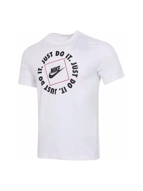 Nike 남자의 운동복 나이키 운동복 티 JDI HBR 1 백색 DA0239-100로 나이키